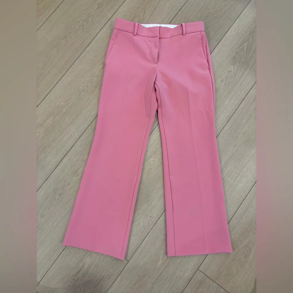 Ann Taylor The Jayne Trouser Pink Mid Rise Career Pants NWT Size 6 Petite - Picture 2 of 7